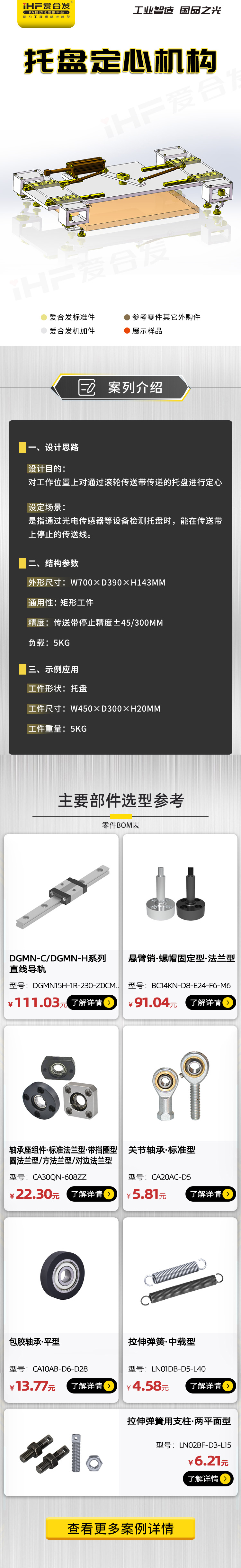 愛合發(fā)：案例介紹——托盤定心機(jī)構(gòu)！